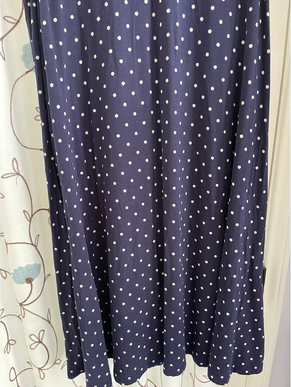 Old Navy | L | Navy Polka Dot Tank Dress - Picture 5 of 6